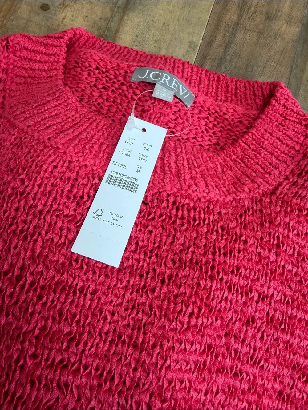 J. Crew Montauk pullover sweater NWT